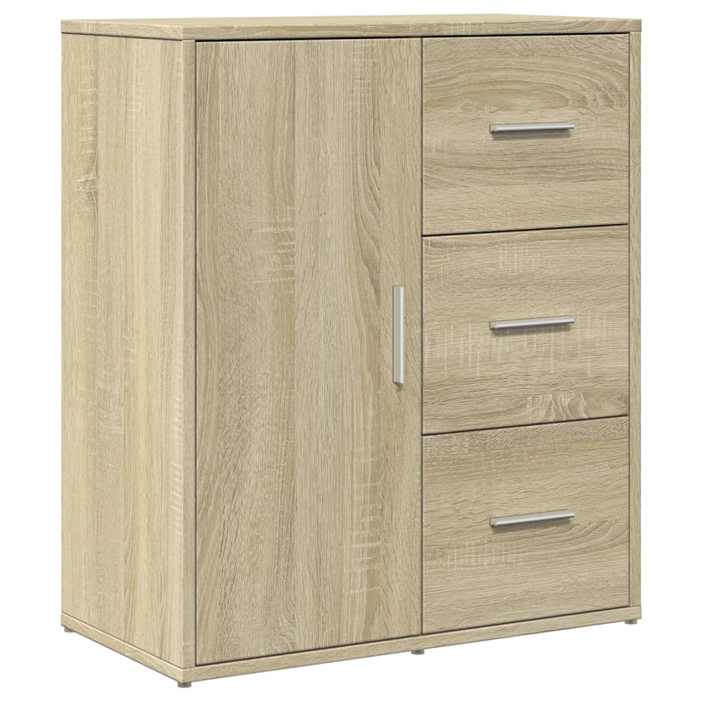 Sideboards 2 pcs Sonoma Oak 60x31x70 cm Engineered Wood